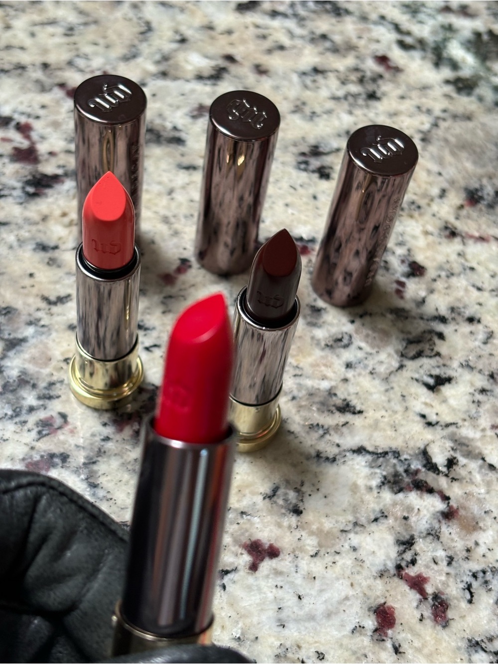 ✨New 3 Pc✨Urban Decay Trio Lipstick Set — Snitch, Disturbed, 714 - Picture 8 of 10